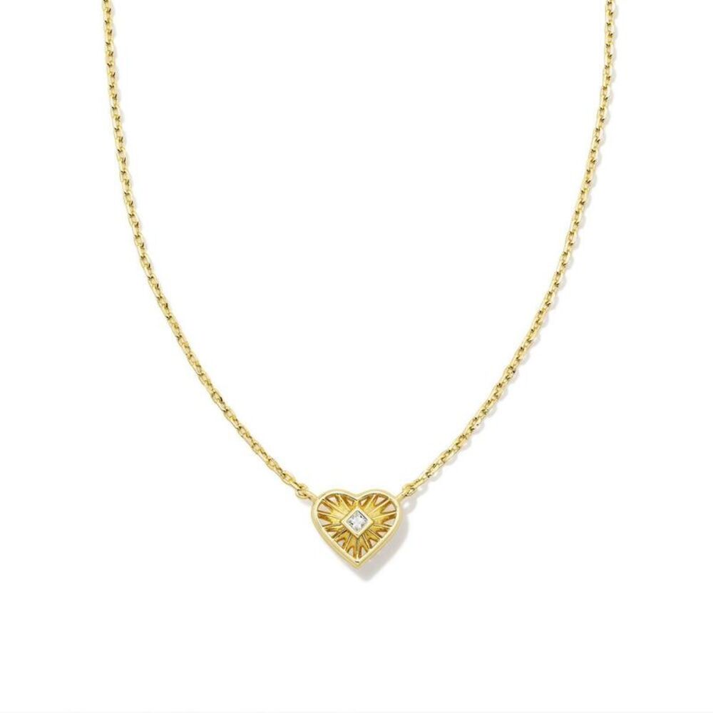 Kendra Scott - Anna Sunburst Pendant Necklace - Gold Gold - Picture 1 of 3